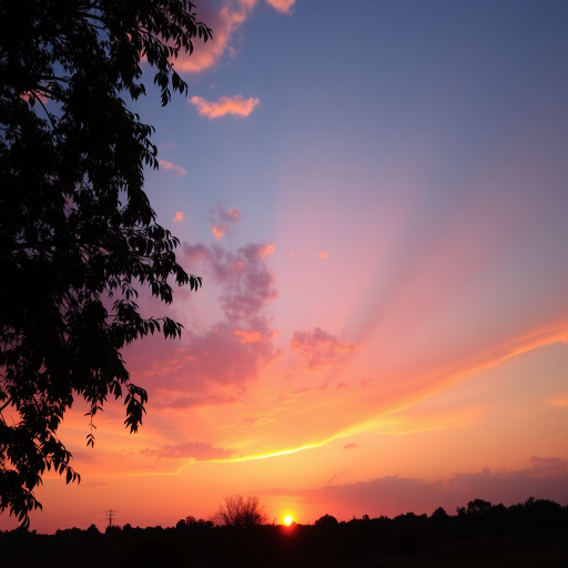 cute sunset wallpaper