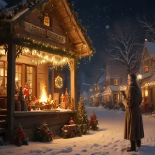 vintage merry christmas image