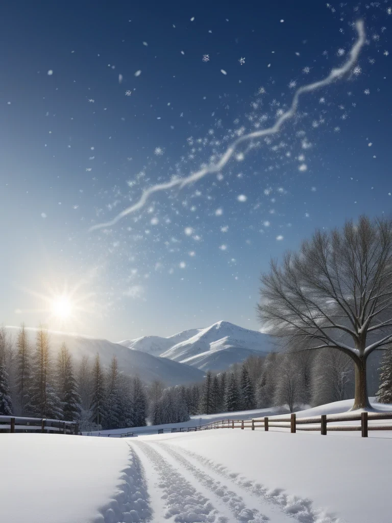 falling snow png