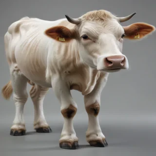 transparent cow