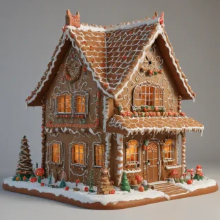 gingerbread house png