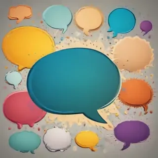 speech bubble clip art