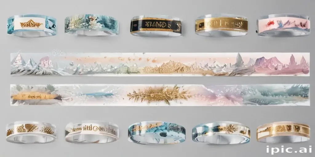 transparent washi tape png