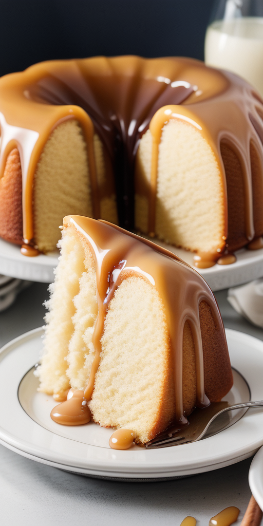 salted caramel kentucky butter cake