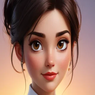 brunette cartoon characters