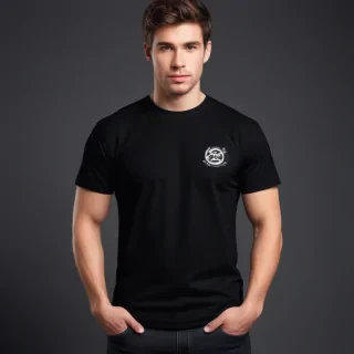 high resolution black t shirt template