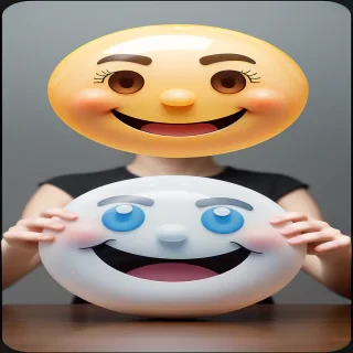 transparent happy emoji