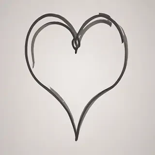 outline heart png
