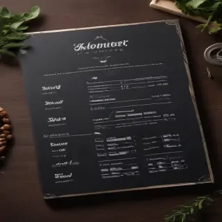 restaurant menu mockup free