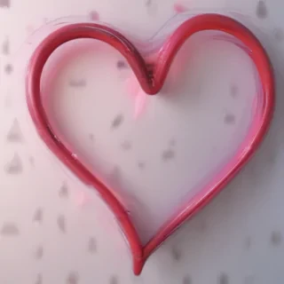 blurry heart wallpaper
