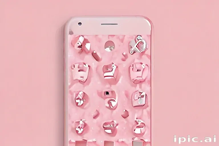 pink lock screen