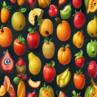 cartoon fruit