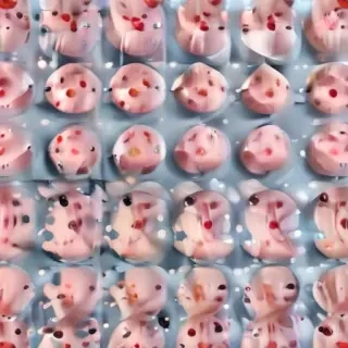 polka dots transparent