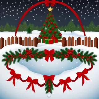 christmas border clipart
