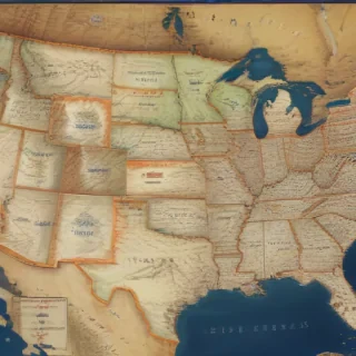map united states