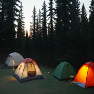 camping background pic