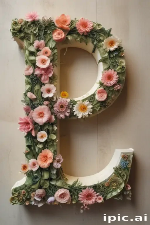 floral letters