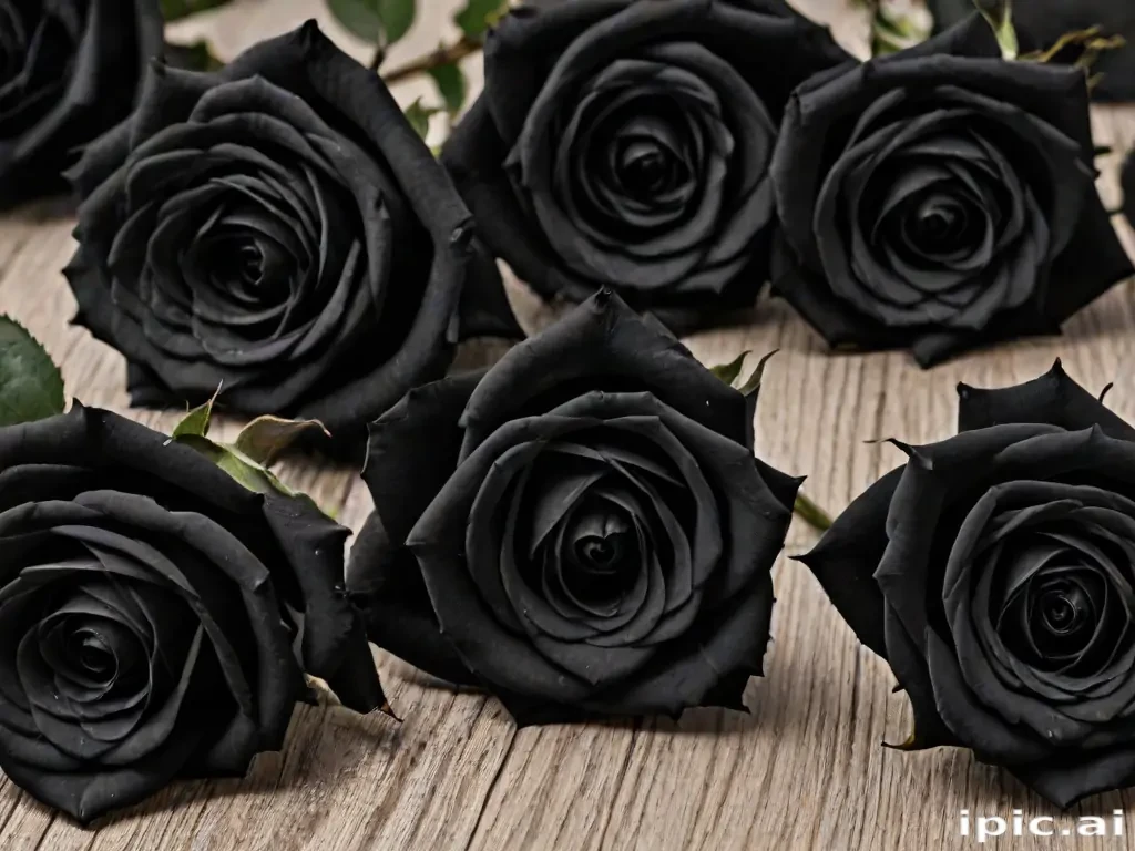black roses background