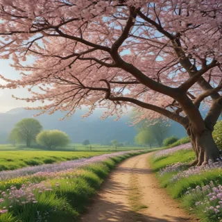 spring aesthetic desktop wallpaper