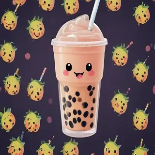cute boba tea wallpapers