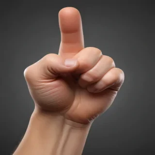 pointing finger png
