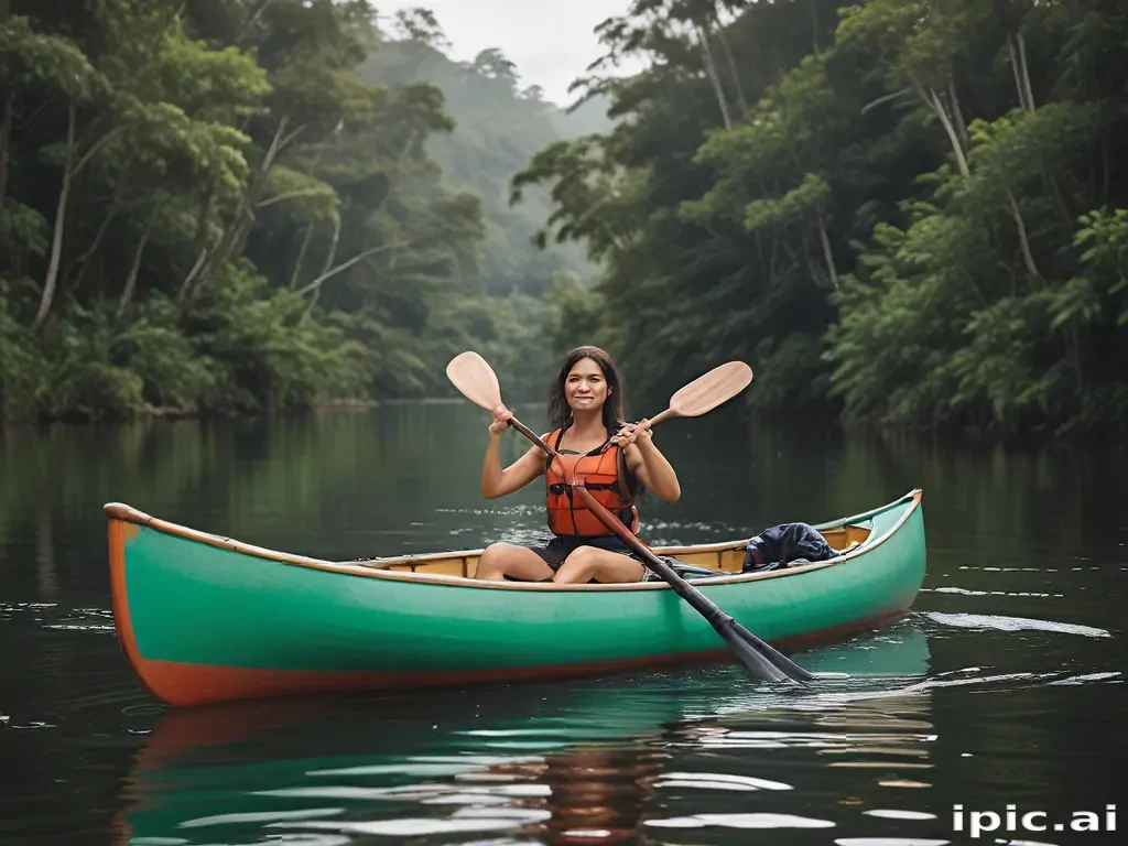 canoeing png