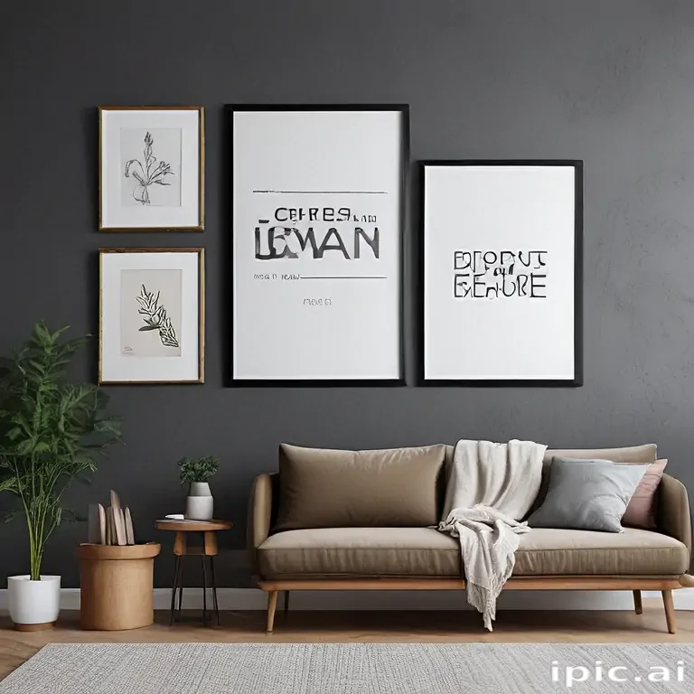 gallery wall mockup
