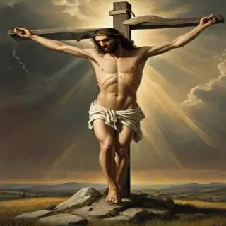 jesus on the cross picture