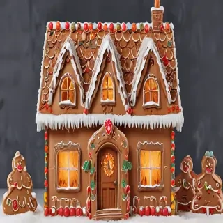 gingerbread house png