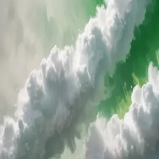 background white and green