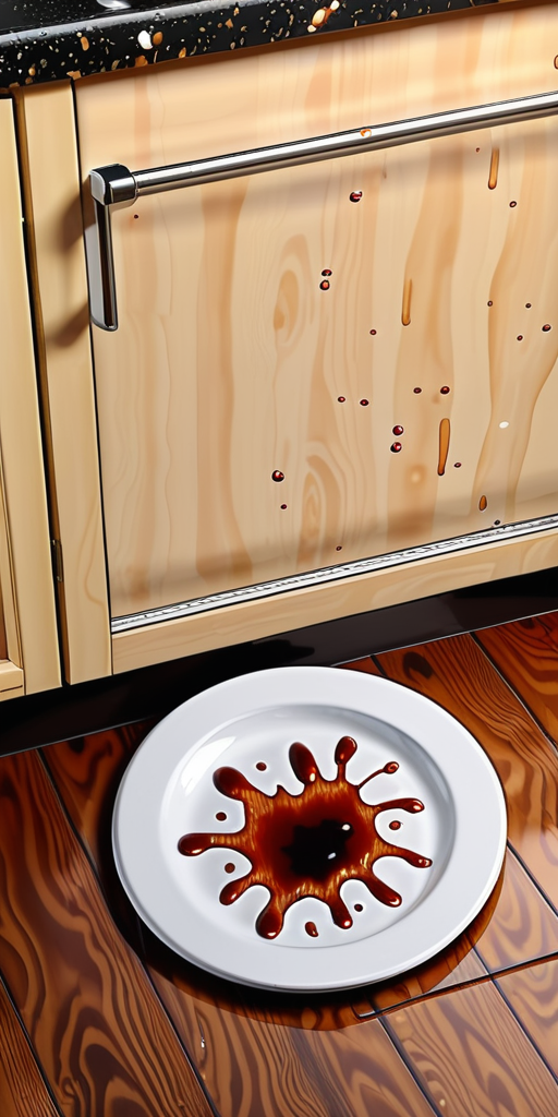 place subject to food stains