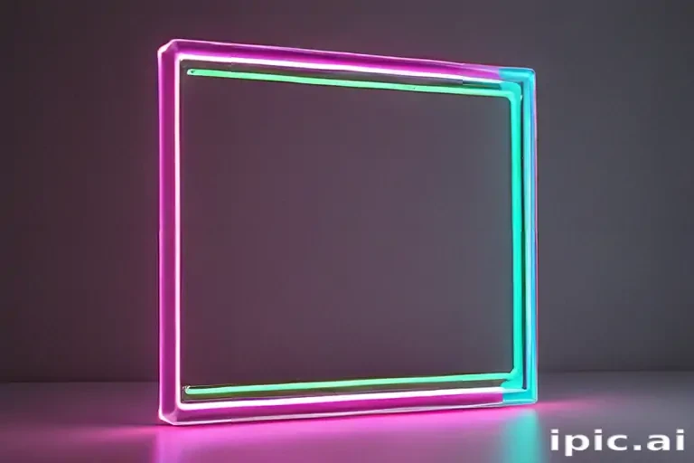 neon frame