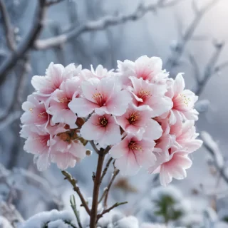 winter flower wallpaper background