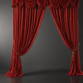 red curtain png