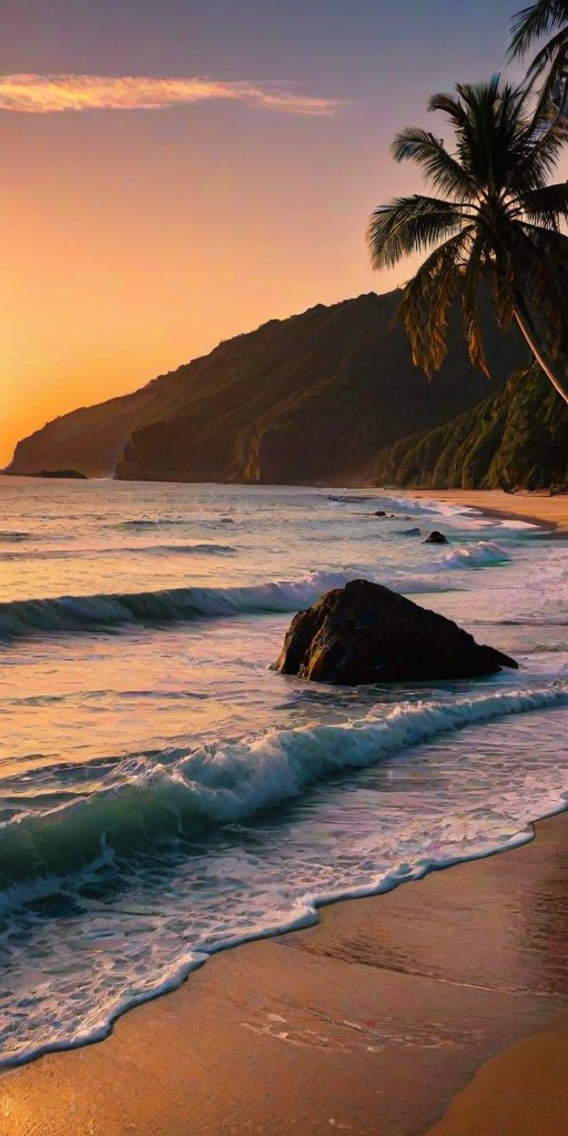 sunset wallpaper beach