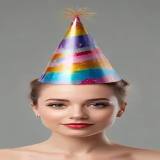 transparent background birthday hat