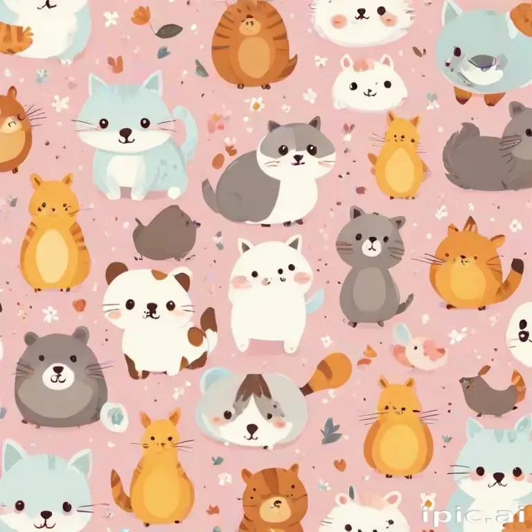 cute animal background
