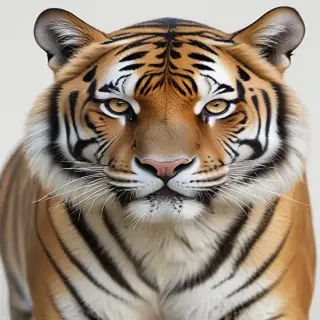 transparent tiger