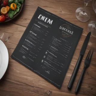 restaurant menu mockup free