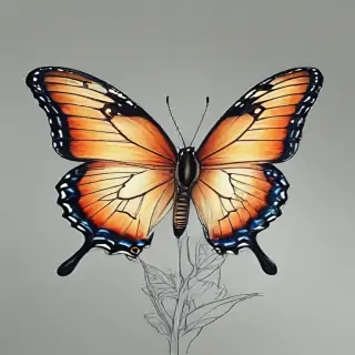 pictures of butterflies to draw
