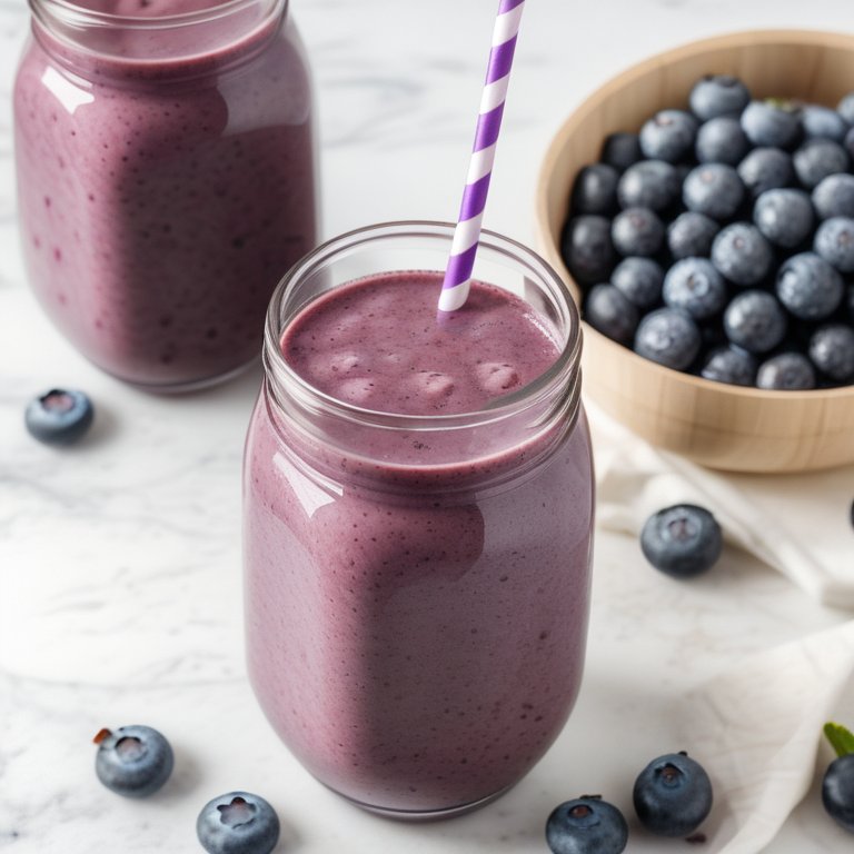 blueberry smoothie recipe without yogurt