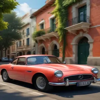 car no background