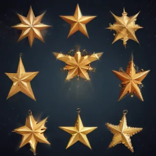 christmas stars clip art