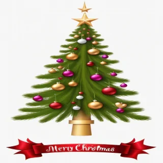 merry christmas clip art transparent background