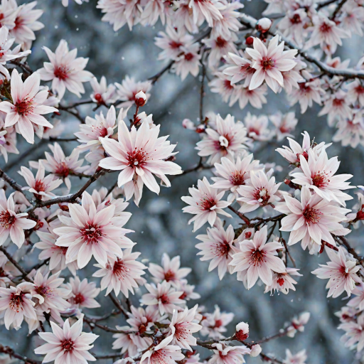 winter flower wallpaper background