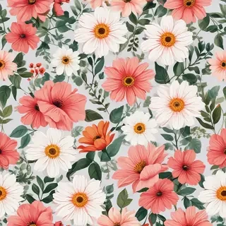 flowers clear background
