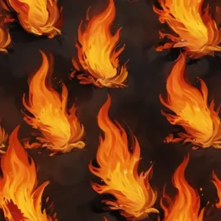background on fire