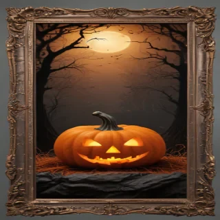 halloween border transparent