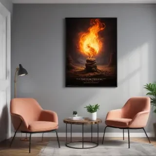 mockup wall art
