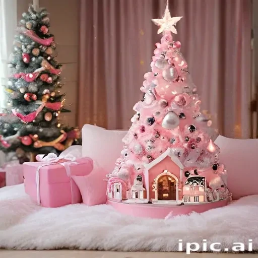 pink christmas pictures